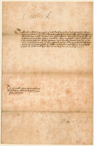 Autogramm von König Karl I.