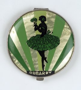 Ballerina Puderdose, hergestellt von Dubarry, 1920-30 von English School