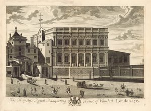 Bankettsaal, Whitehall, 1713 von English School
