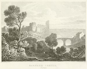 Barnard Schloss, Durham (Stich) von English School