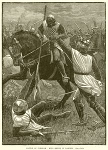 Schlacht von Evesham: König Heinrich in Gefahr von English School