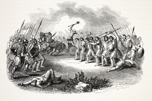 Schlacht von Rhuddlan Marsh von English School