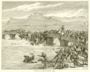 Schlacht von Stirling Bridge, 1297 von English School