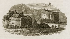 Bear Garden und Globe Theatre, Southwark, London von English School