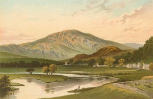 Ben Ledi von der Callander-Brücke von English School