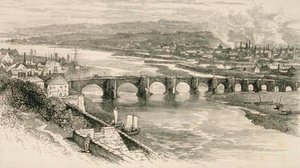 Berwick-upon-Tweed, Northumberland um 1880, aus 