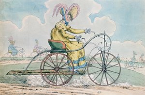 Dreirad, das Damenhobby, 1819
