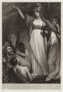 Boadicea hält eine Ansprache an die Briten von English School