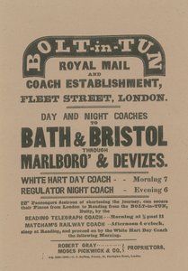 Bolt-in-Tun Royal Mail and Coach Establishment von English School