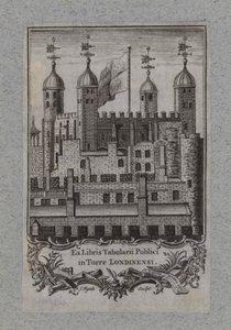 Buchplatte, Tower of London von English School