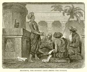Brahmanen, die höchste Kaste unter den Indern von English School
