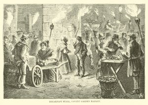 Frühstücksstand, Covent Garden Market von English School