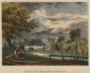 Brücke auf der Kings Road, Hyde Park, London