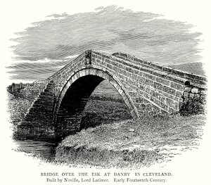 Brücke über den Esk bei Danby in Cleveland