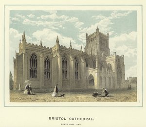 Bristol Kathedrale, Nordostansicht von English School