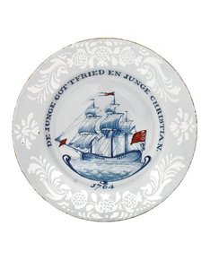 Bristol Delft Teller, wahrscheinlich Richard Frank of Redcliffe