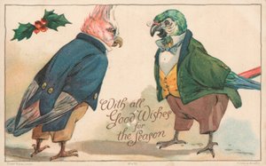 Britische Weihnachtskarte von English School
