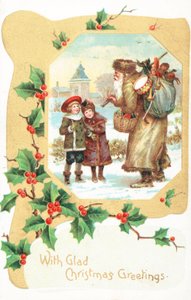 Britische Weihnachtskarte von English School