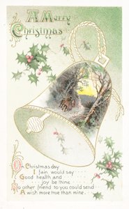 Britische Weihnachtskarte von English School