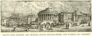 Brown Free Library und Museum, Piction Lesesaal und Walker Kunstgalerie