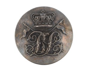 Knopf, 11. Regiment der Bengalischen Kavallerie