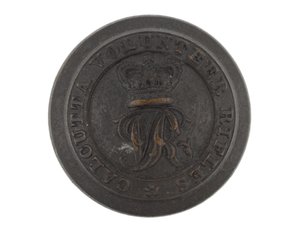 Knopf, Calcutta Volunteer Rifles, vor 1901