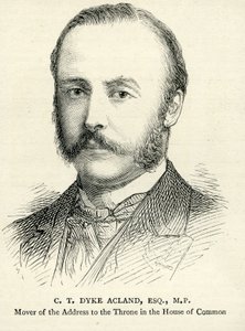 C. T. Dyke Acland Illustration aus The Graphic, 17. Februar 1883 von English School