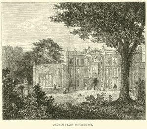 Camden Place, Chislehurst, September 1870 von English School