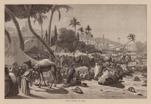 Kamelmarkt in Kairo von English School