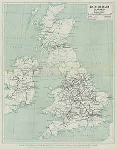Kanaltransport auf den Britischen Inseln, Die Hauptsysteme mit den schiffbaren Flüssen von English School