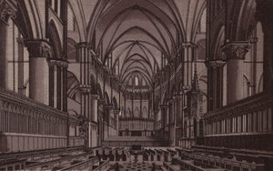 Canterbury: Der Chor, Kathedrale von Canterbury von English School