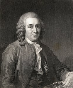 Carl von Linné oder Linnaeus (1707-78) aus The Gallery of Portraits, veröffentlicht 1833