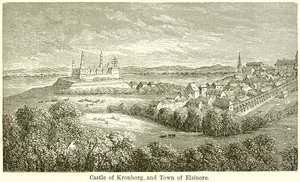 Schloss Kronborg und Stadt Helsingör von English School