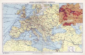 Zentral- und Südeuropa, kommerziell (Farblithographie)