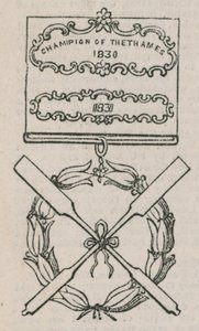 Insignien des Champions der Themse von English School