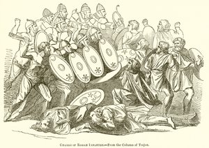 Angriff der römischen Infanterie