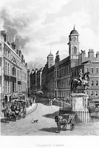 Charing Cross, Blick auf den Strand, 1811