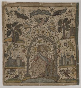 Wohltätigkeit unter einem Bogen, ca. 1640 von English School