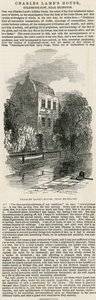 Charles Lambs Haus, nahe Islington