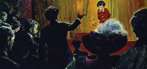 Charlie Chaplin trat im Alter von fünf Jahren auf der Bühne auf von English School