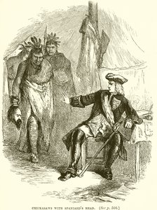 Chickasaws mit Spaniern von English School