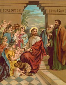 Christus segnet die Kinder von English School