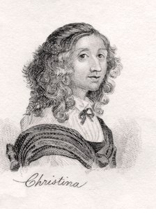 Christina von Schweden, aus Crabbs Historical Dictionary, veröffentlicht 1825