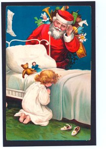Weihnachtspostkarte, ca. 1907