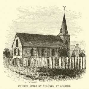 Kirche gebaut von Volkner in Opotiki