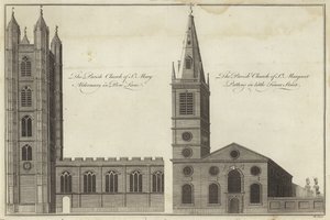 Kirche St. Mary Aldermary in Bow Lane und Kirche St. Margaret Pattens in Little Tower Street, London