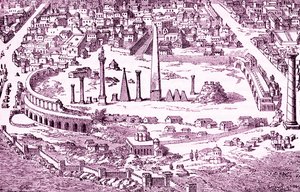 Zirkus und Hippodrom von Christian Konstantinopel, Illustration des 