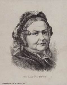 Clara Lucas Balfour, englische Abstinenzlerin von English School