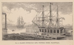 Clarks hydraulischer Aufzug, Victoria Docks, Blackwall