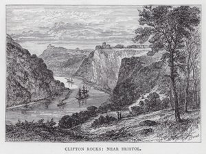 Clifton-Felsen, bei Bristol von English School